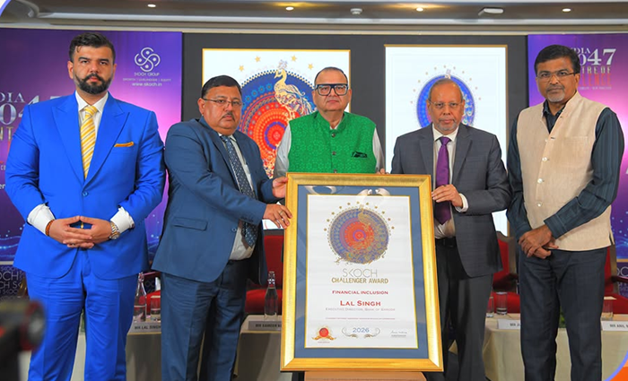 Bank of Baroda ED conferred with SKOCH challenger award